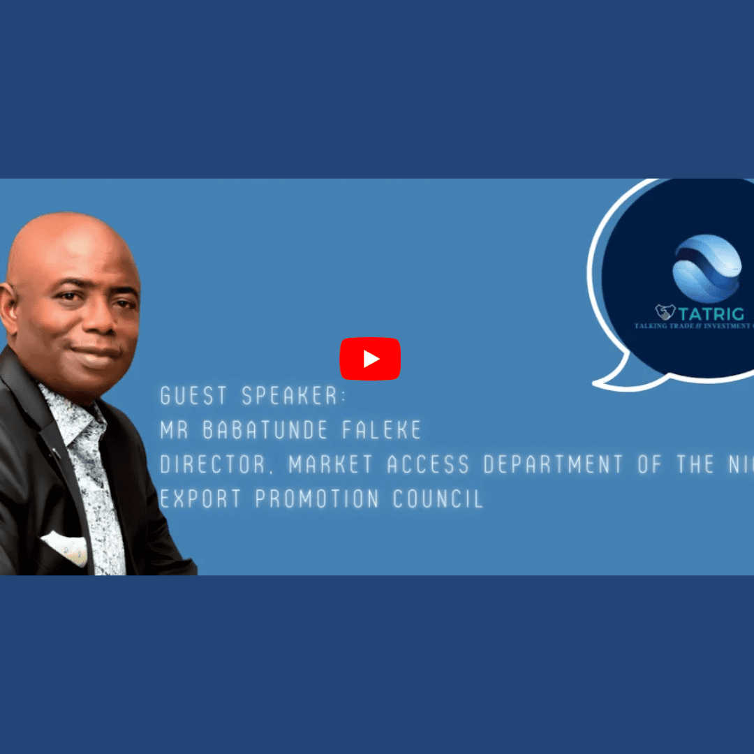 Mr Babatunde Faleke - Director, International Export Office of NEPC.